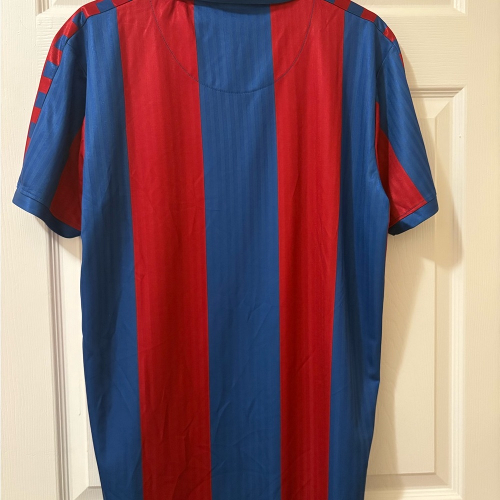 Barca Striped Red and Blue Men's Jersey - Picture 9 of 9